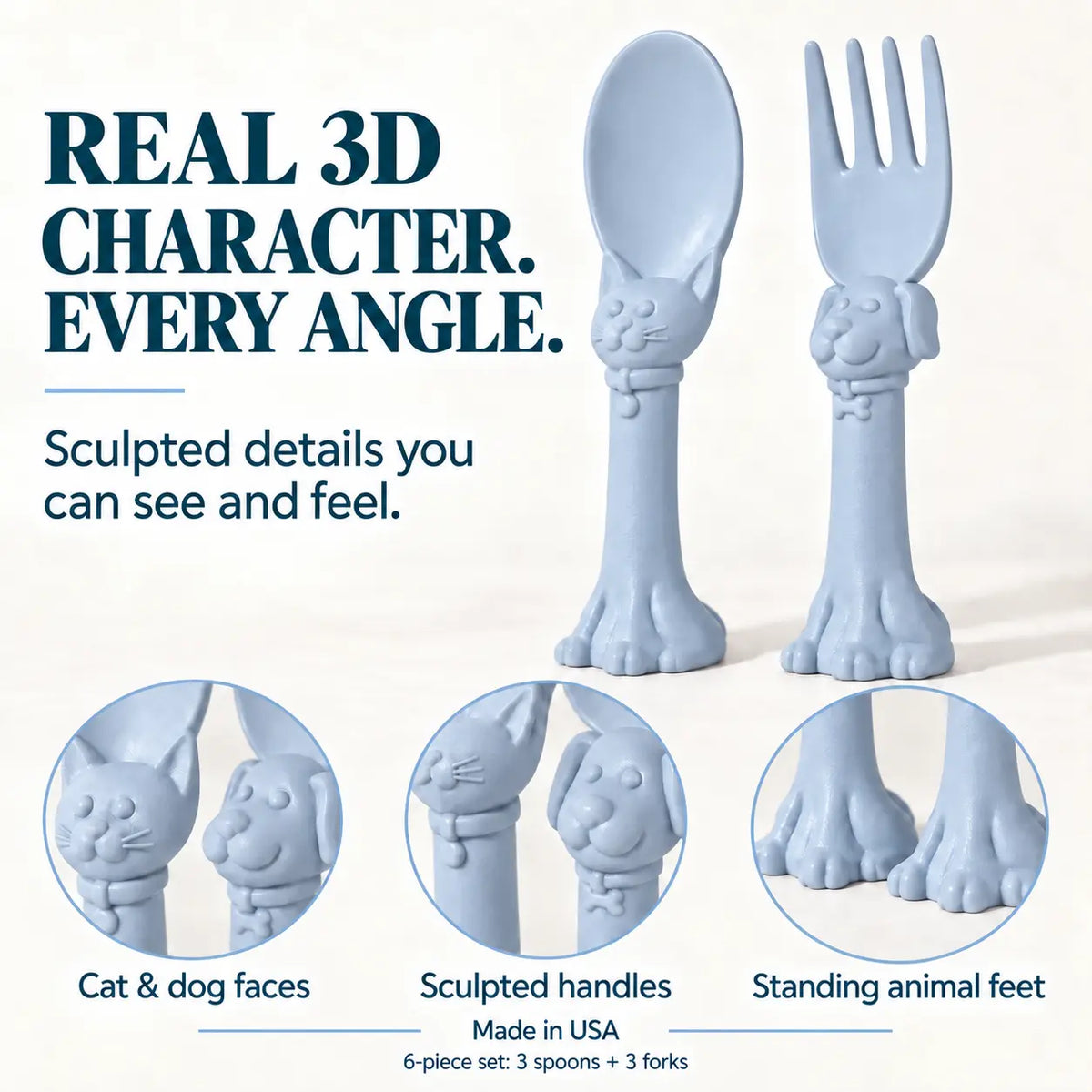 Spoon la la Toddler Utensils — 6-Pack