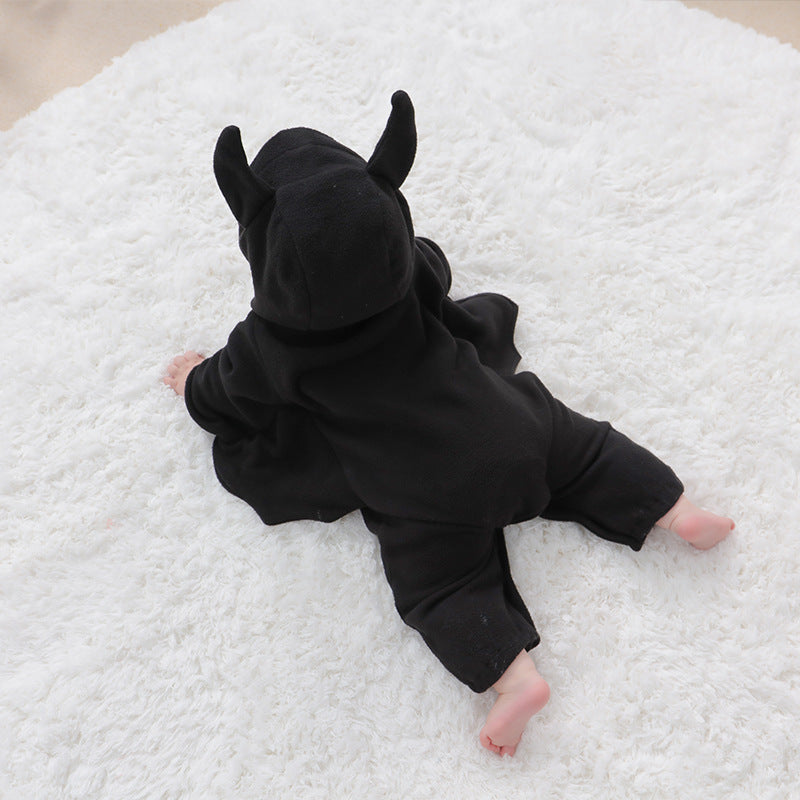 Baby Onesies Baby Halloween Bat Hooded Onesies Little Devil Shaped Onesies