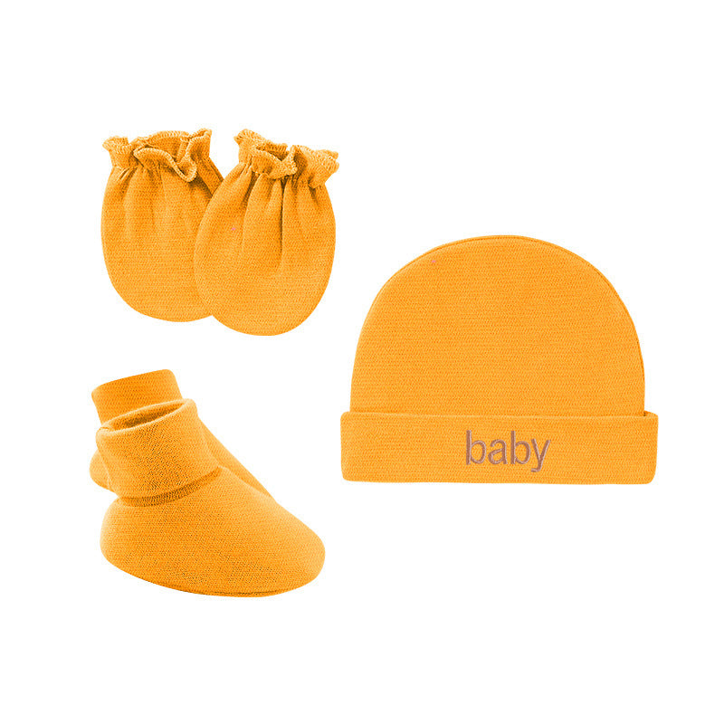 Newborn Tire Hat Anti-scratch Gloves Foot Cover