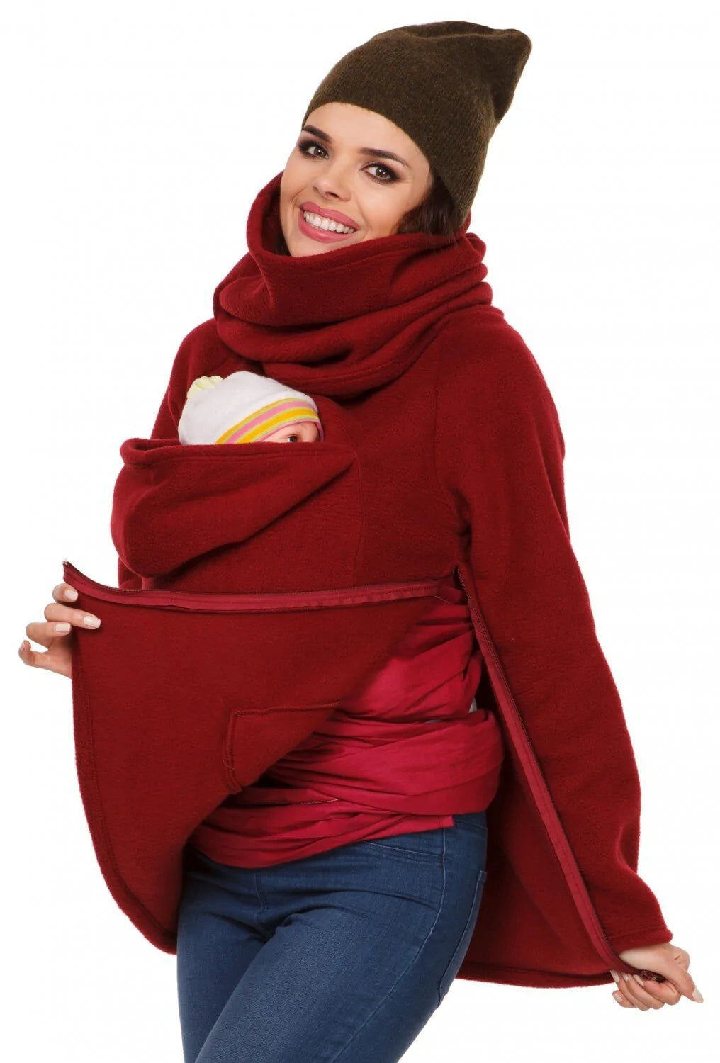 Newborn Kangaroo Carrier Sling Bag Coat