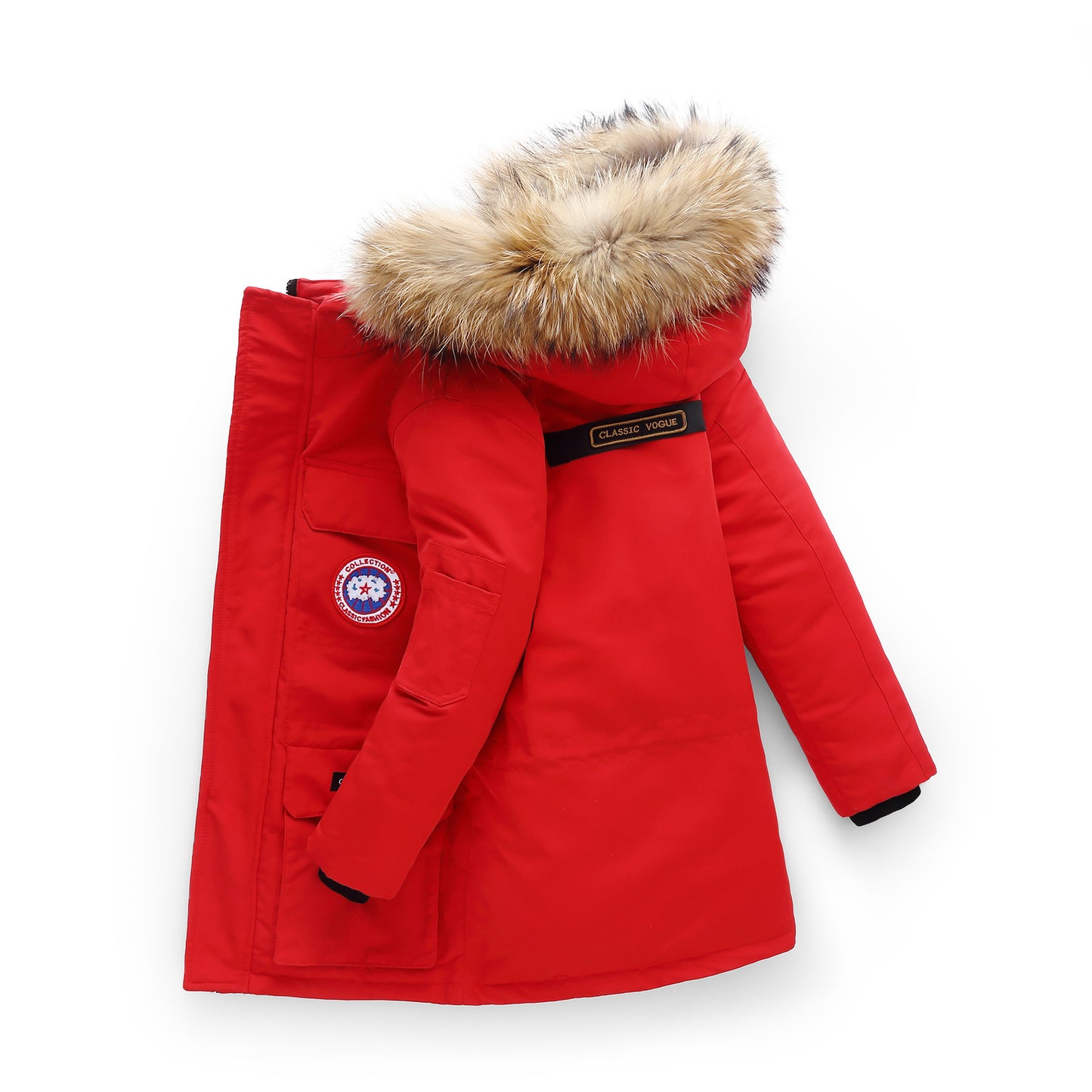 Down jacket long thick