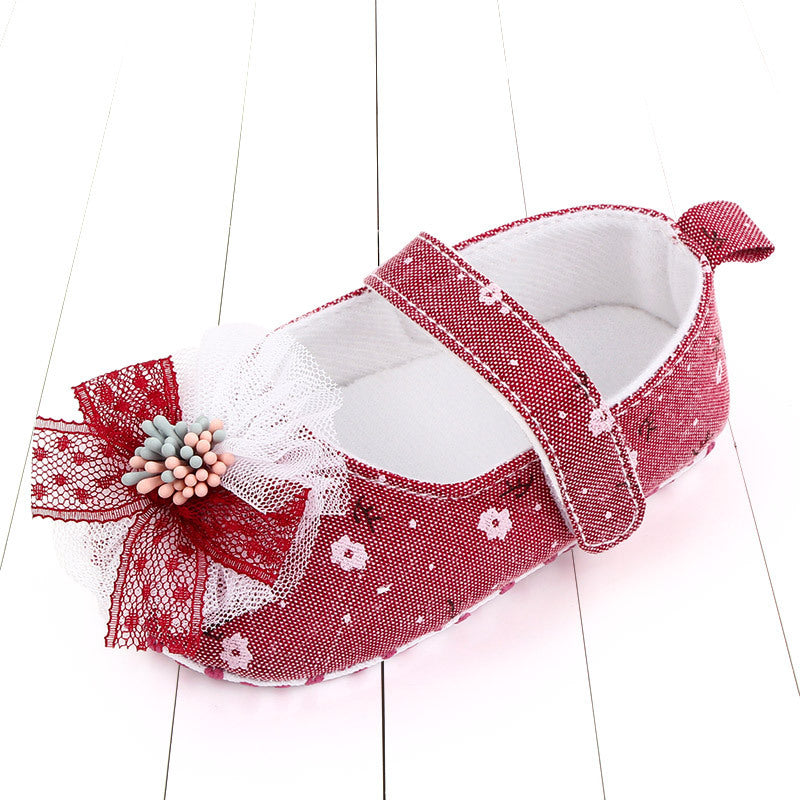 Princess shoes baby shoes soft sole