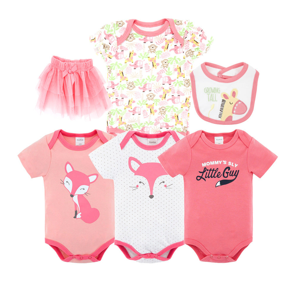 Six sets of newborn clothes