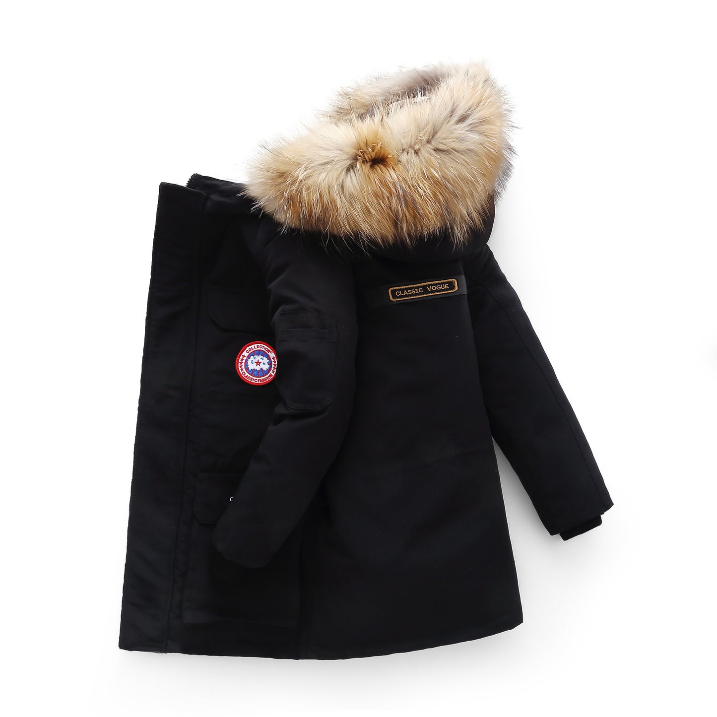 Down jacket long thick