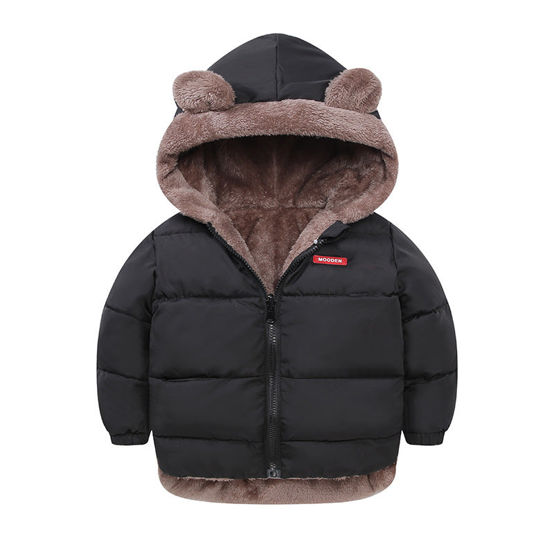 Cotton-padded Winter Jacket, Children's Cotton-padded Jacket, Double-sided Wear