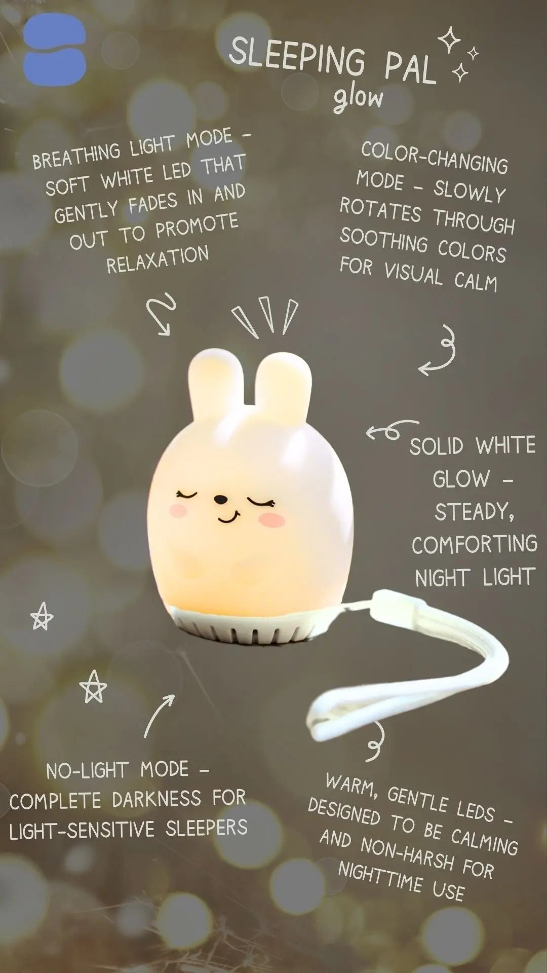 Sleeping Pal Mini Night Light Sound Machine
