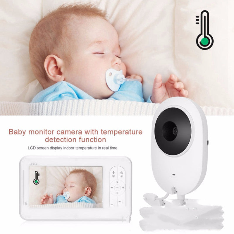 Large Screen Wireless Baby Monitor, Care Device, Music Temperature Measurement