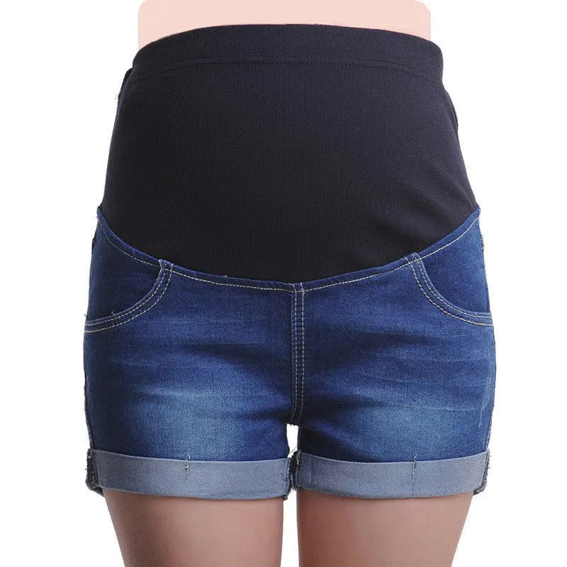 Maternity Denim Shorts Baby Bumpity Boo