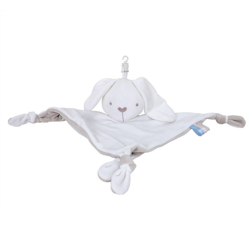 Newborn Animal Comfort Towel Baby Elephant Rabbit Doll To Accompany Sleeping Saliva Towel