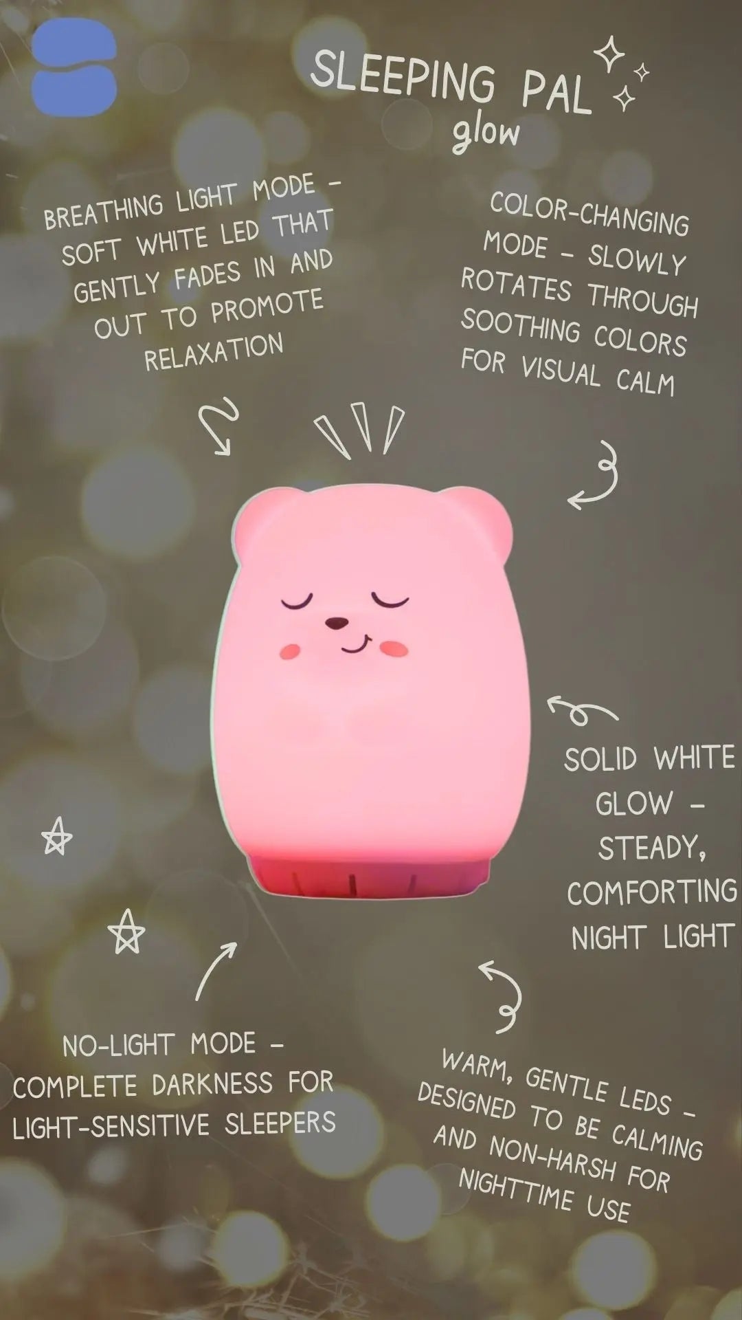 Sleeping Pal Mini Night Light Sound Machine