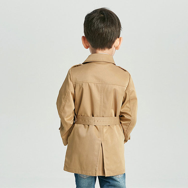 Kids' Overcoat Spring Trench Coat Mid-length