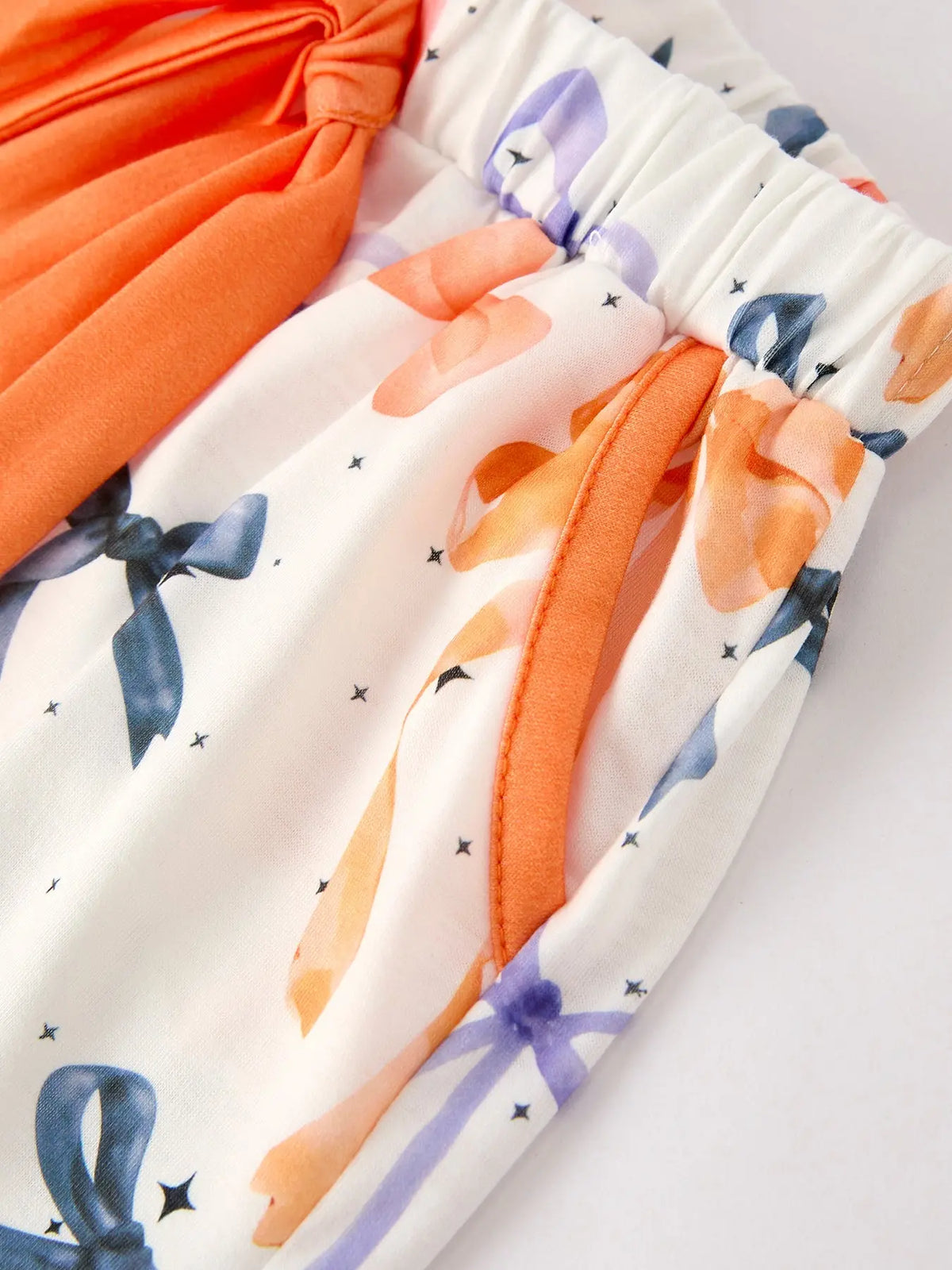Halloween Mommy and Me Bow Print Pajama Set Rylee Faith Designs