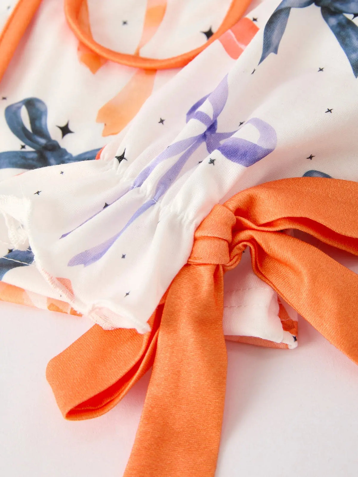 Halloween Mommy and Me Bow Print Pajama Set Rylee Faith Designs