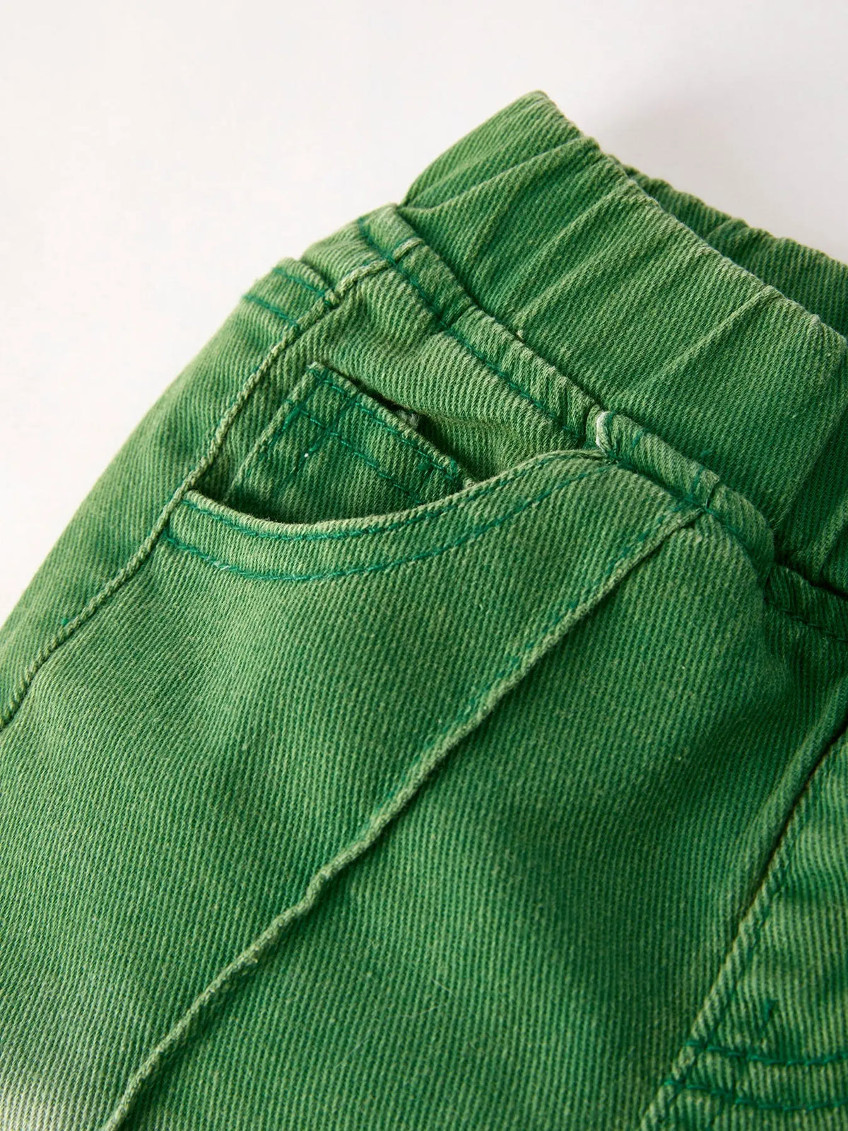 Girls Denim Flared Pants