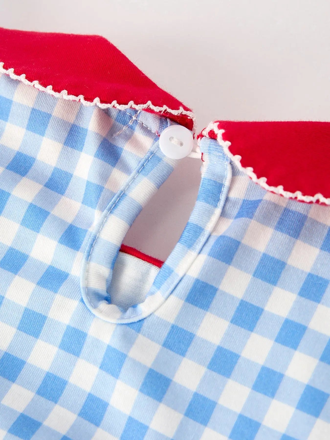 Back To School Girls Striped Apple Bow Dress