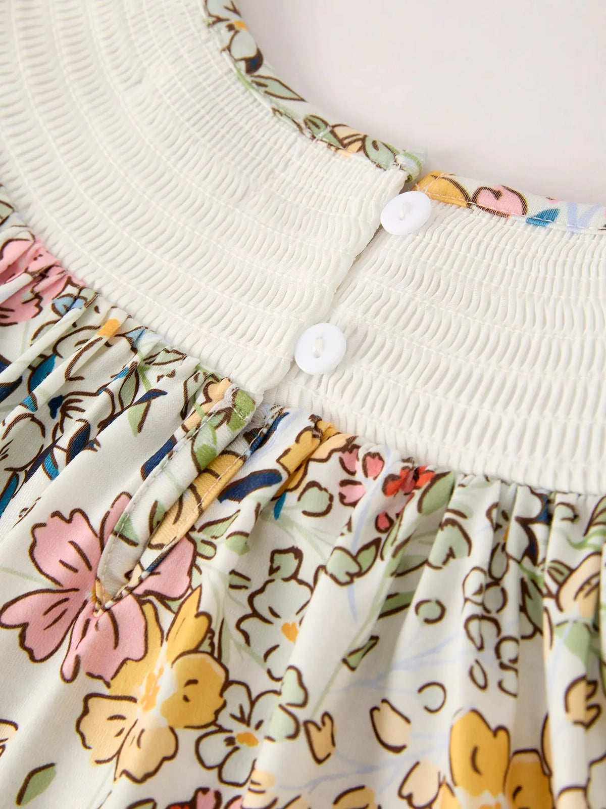 Fall  Embroidery Smocking Bow Floral Leaf Baby Girls Dress Rylee Faith Designs