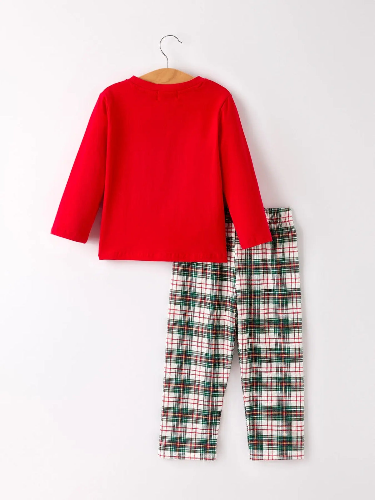 Christmas Plaid Smocking Embroidered Boys Set Rylee Faith Designs