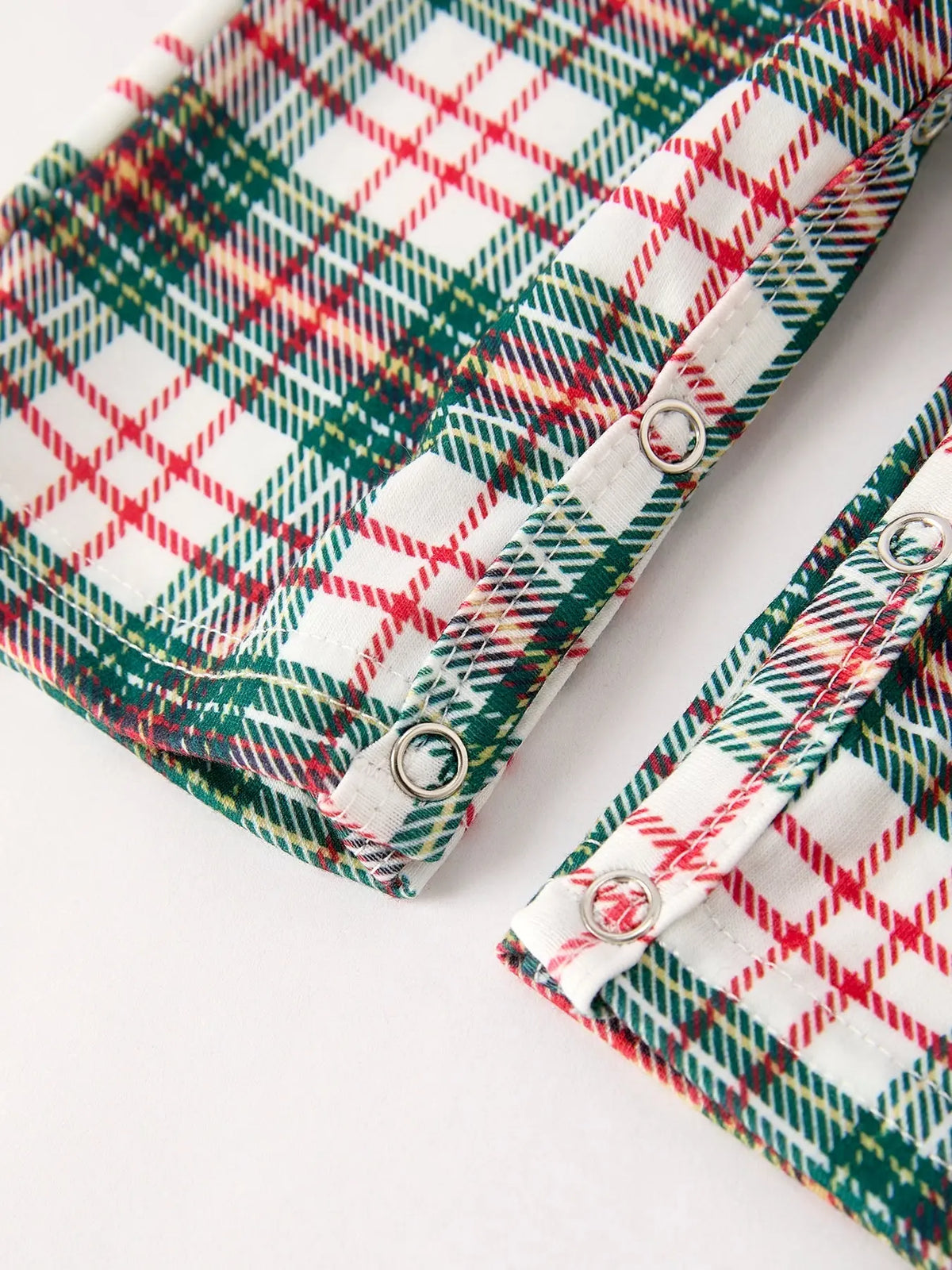 Christmas Jonjon Plaid Smocking Embroidered Boys Romper Rylee Faith Designs