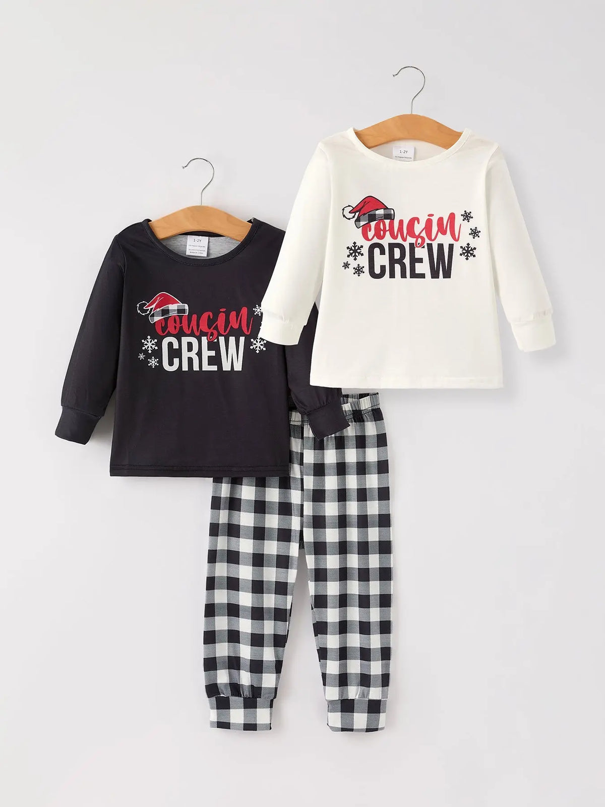 Christmas 3 Piece Girls Pajama Set Rylee Faith Designs