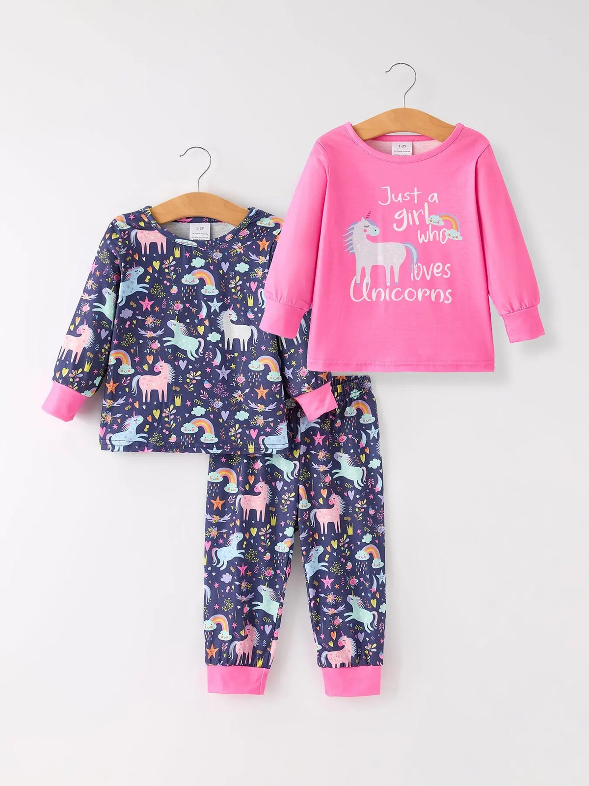 Christmas 3 Piece Girls Pajama Set Rylee Faith Designs