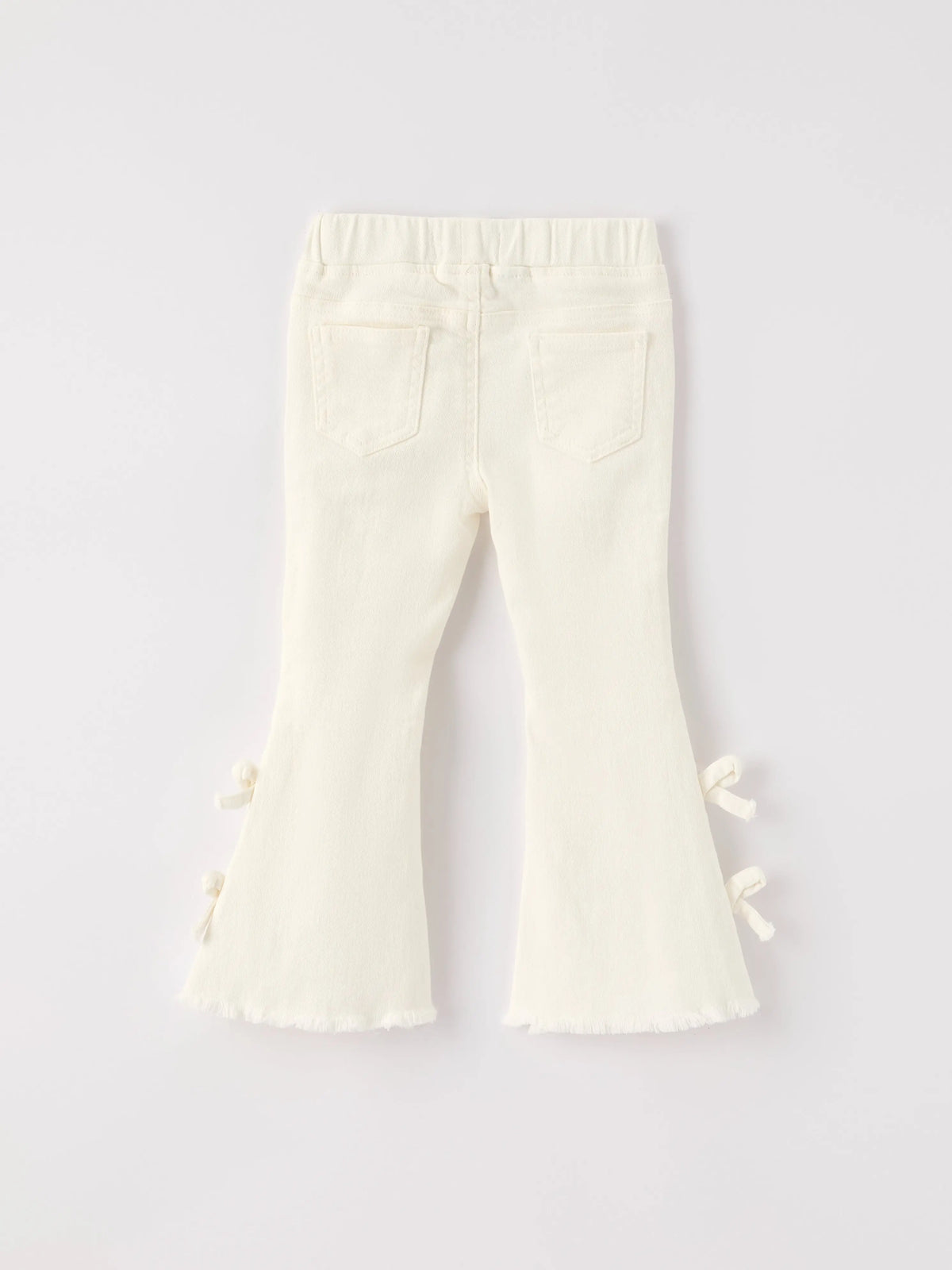 Girls Denim Flared Pants