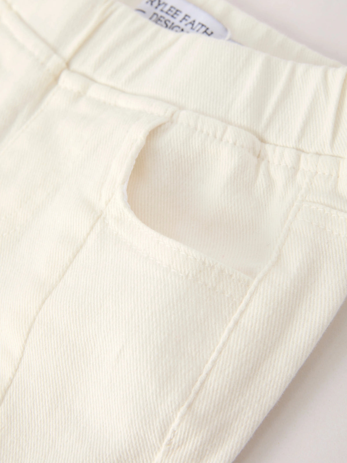 Girls Denim Flared Pants