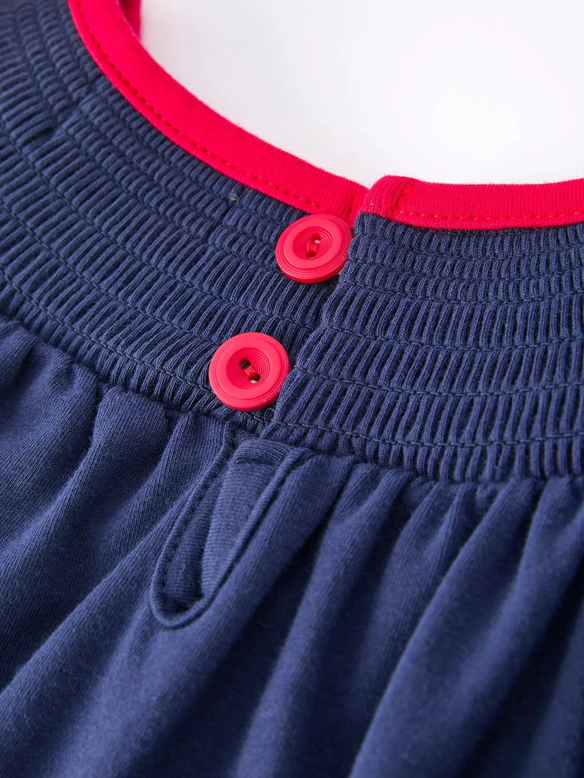 Christmas  Holiday Celebration Dress: Navy with Santa Sleigh Rylee Faith Designs