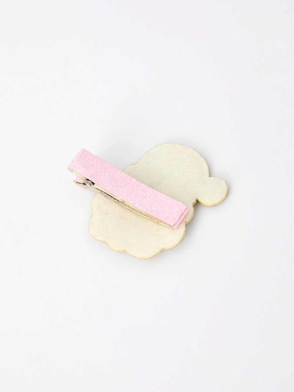 Christmas Pink Santa Girls 2-inch Hair Clip– Pink Girls' Hair Accessory