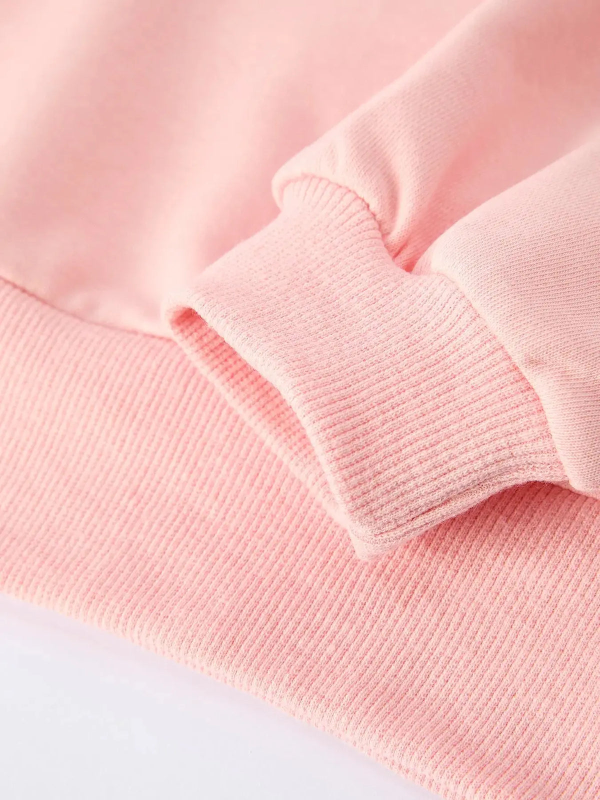 Girls Pink Bow Trim Sweatshirt and Pants Set Rylee Faith Designs