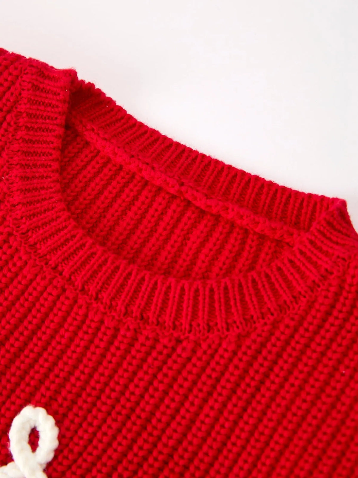 Red Christmas Girls “merry” Pullover Sweater Rylee Faith Designs