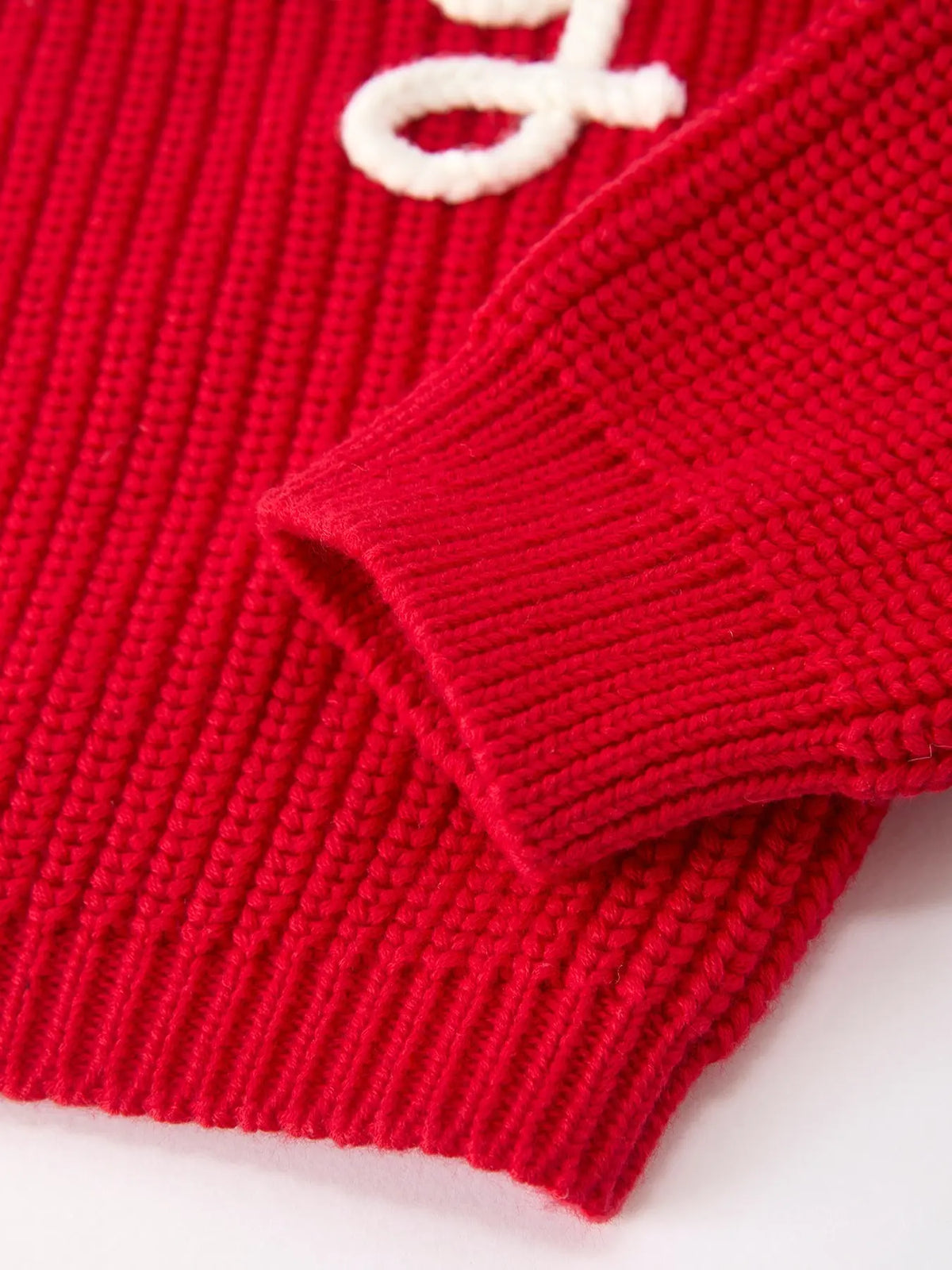 Mom and Me Winter Christmas Red "merry" Pullover Sweater Rylee Faith Designs