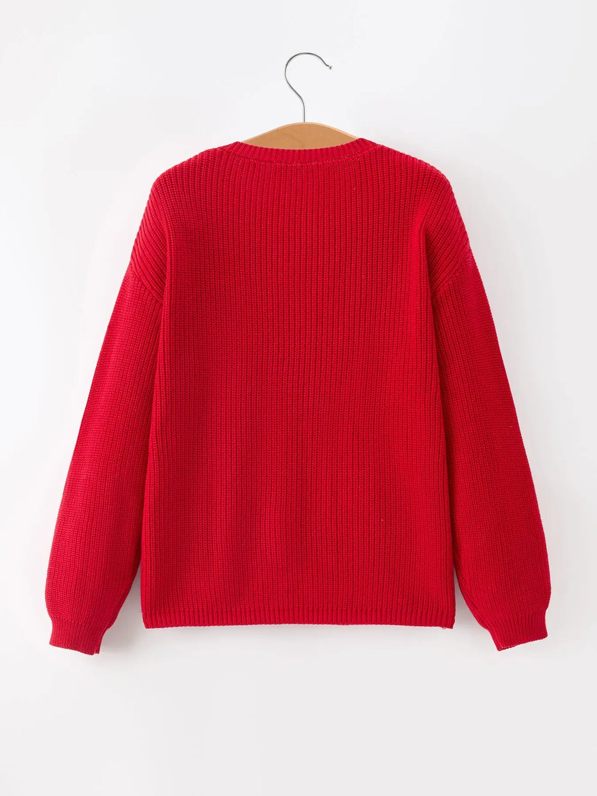 Mom and Me Winter Christmas Red "merry" Pullover Sweater Rylee Faith Designs