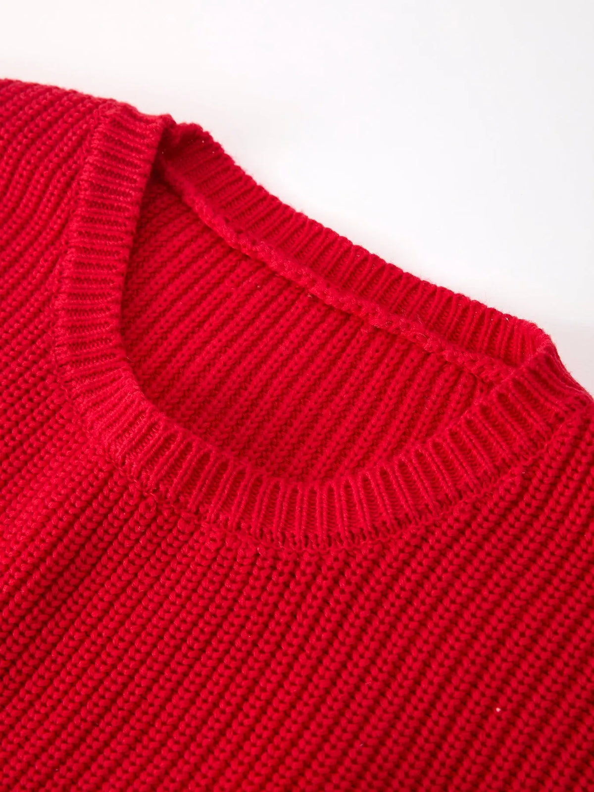 Mom and Me Winter Christmas Red "merry" Pullover Sweater Rylee Faith Designs