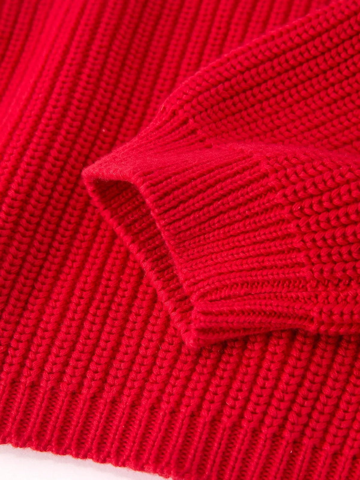 Mom and Me Winter Christmas Red "merry" Pullover Sweater Rylee Faith Designs