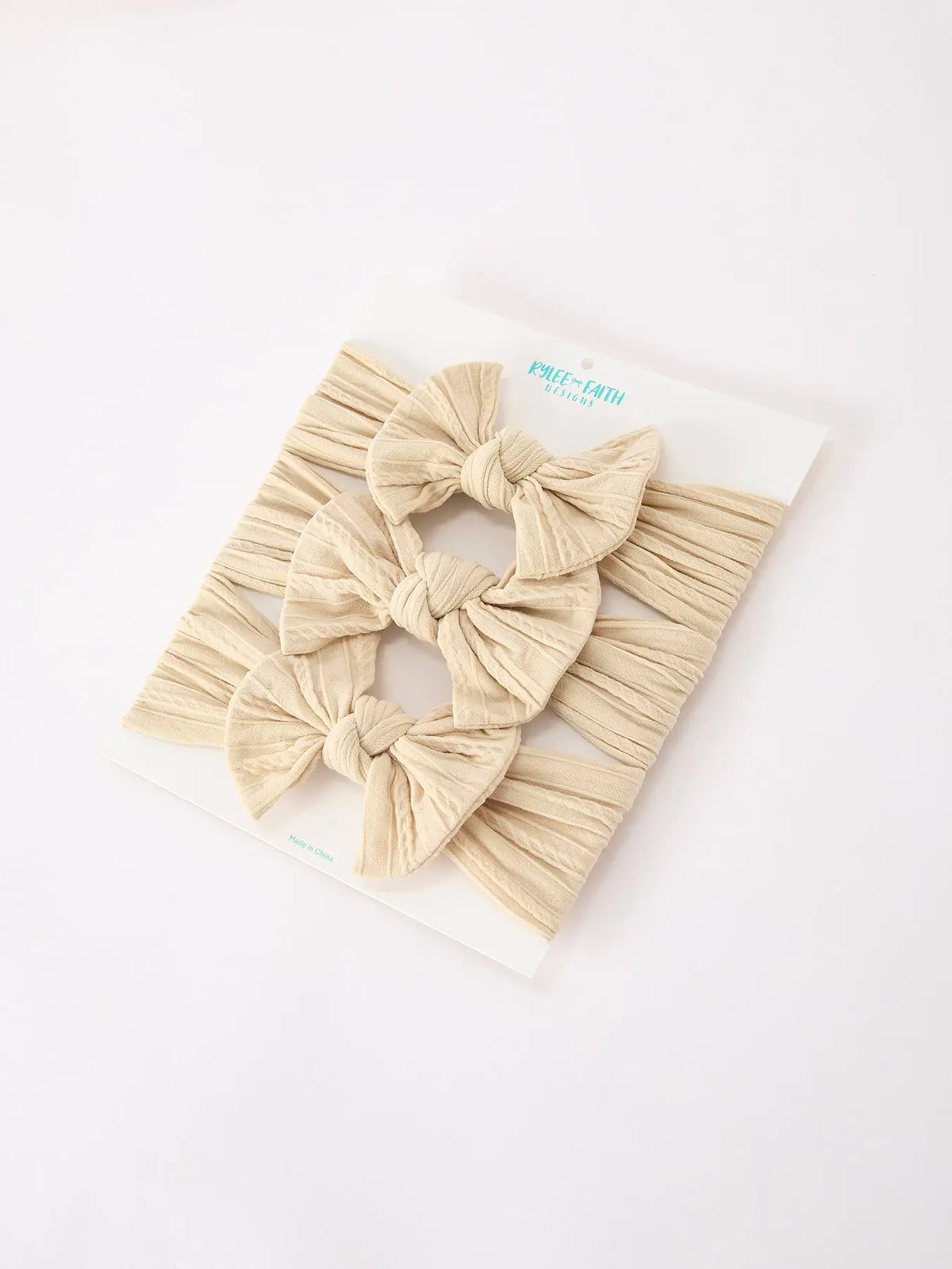Baby Girl Bow Headband Same Color 3 Piece Set