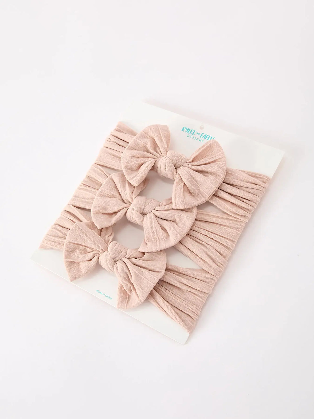 Baby Girl Bow Headband Same Color 3 Piece Set