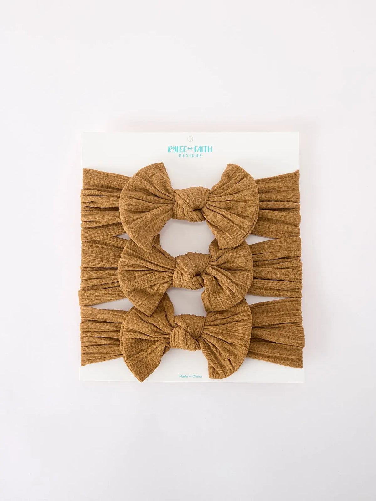 Baby Girl Bow Headband Same Color 3 Piece Set