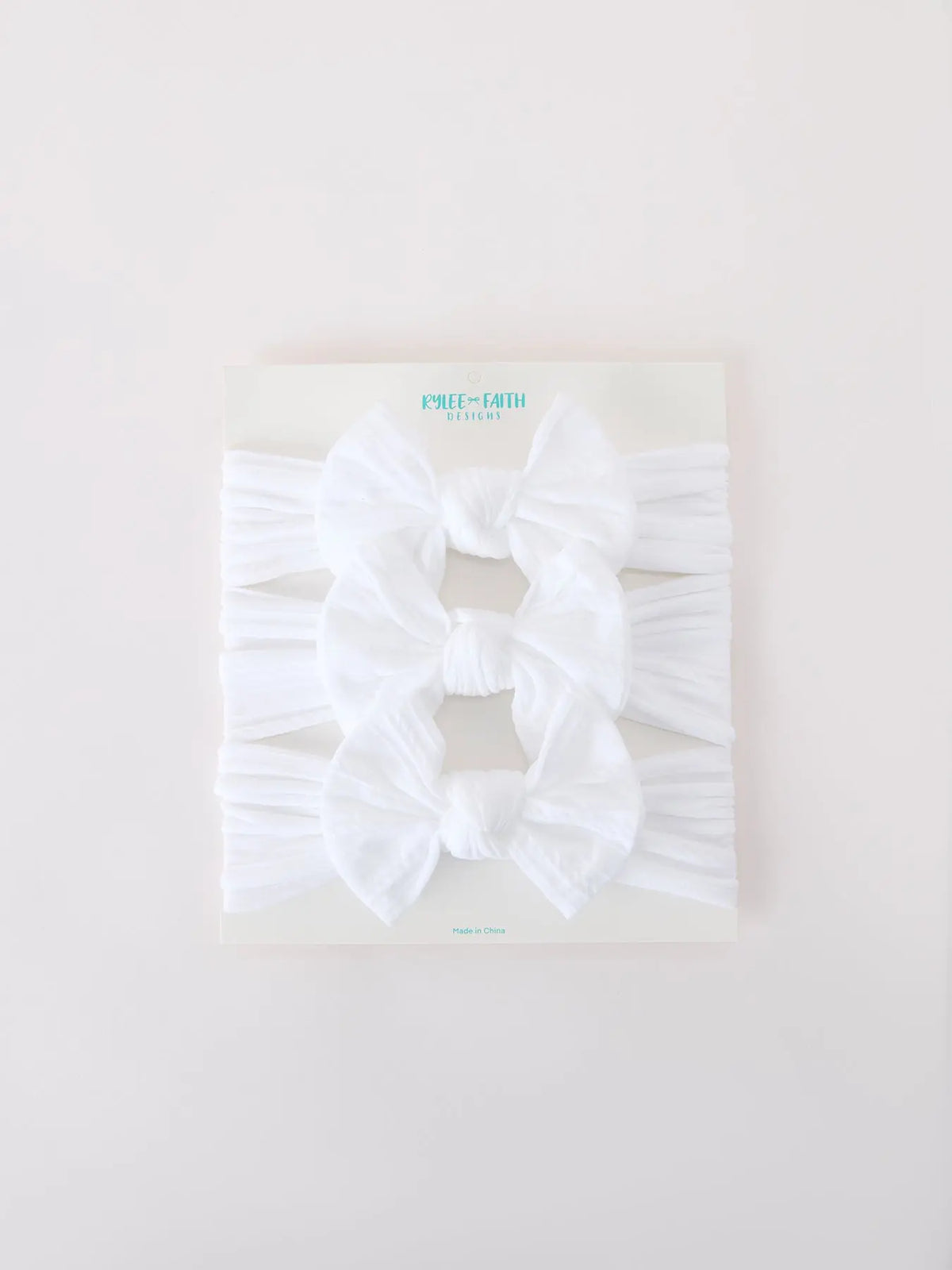 Baby Girl Bow Headband Same Color 3 Piece Set