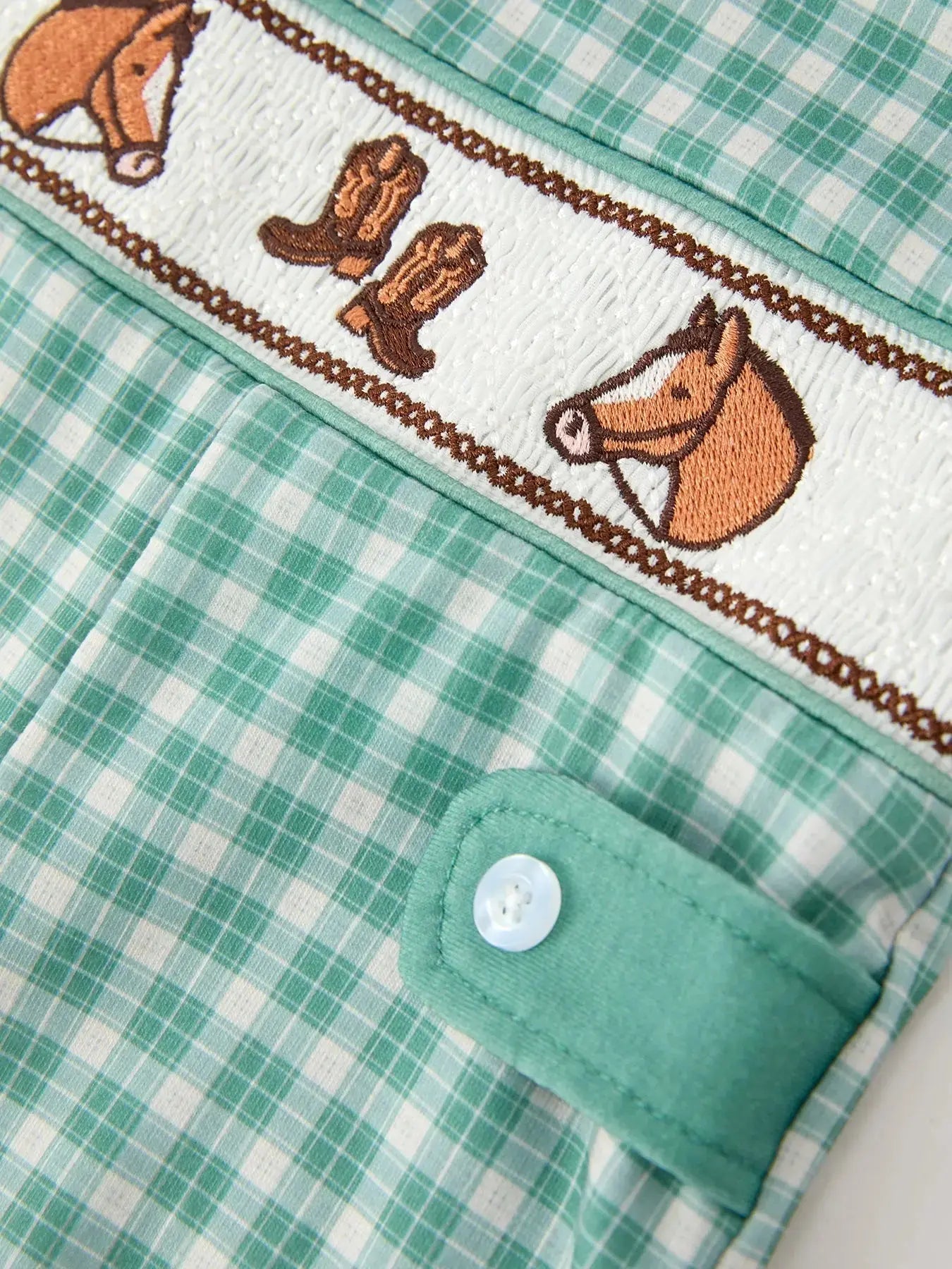 Western Plaid Horse Boy JonJon Rylee Faith Designs