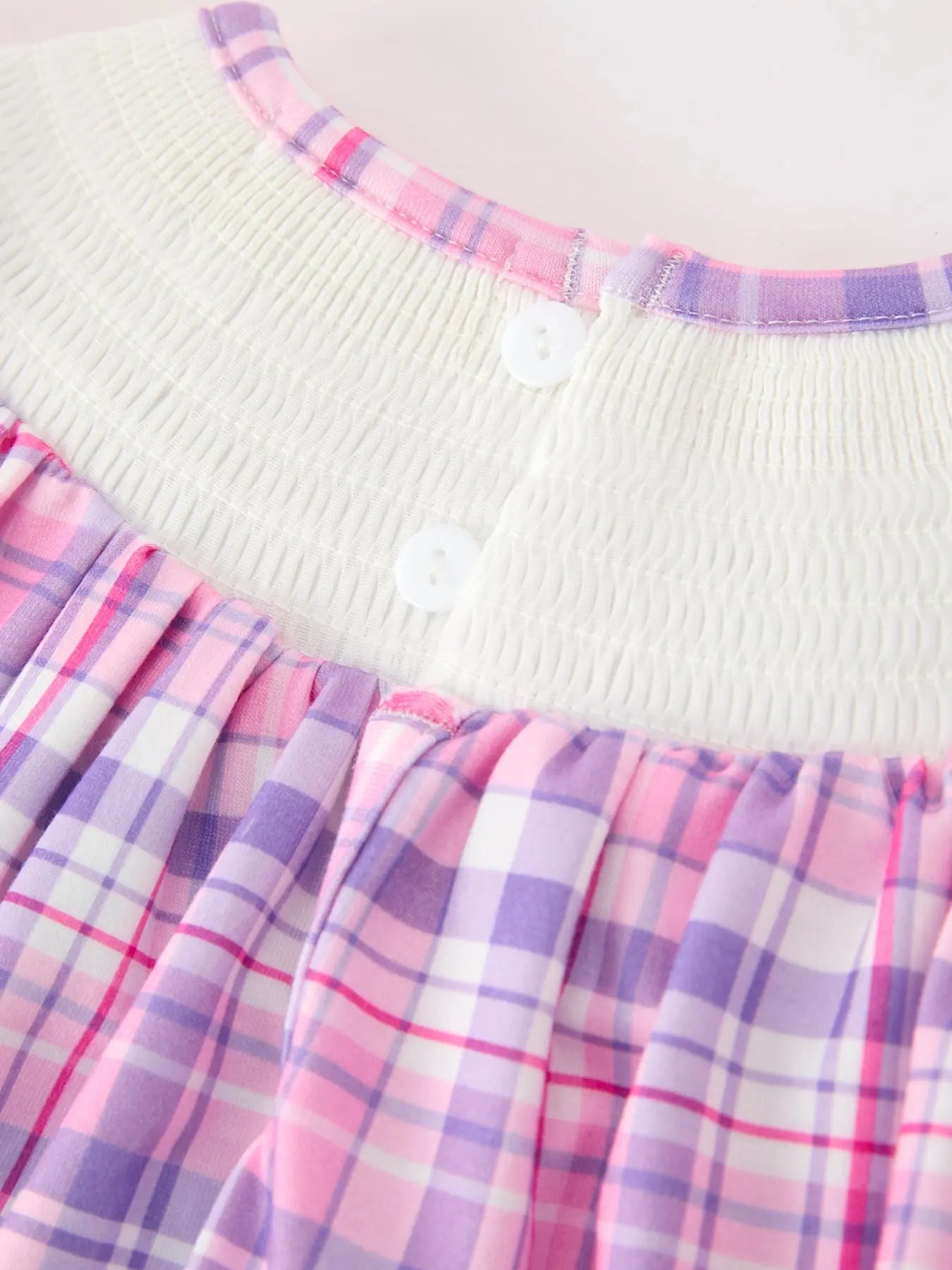Halloween Plaid & Pumpkin Girls Dress