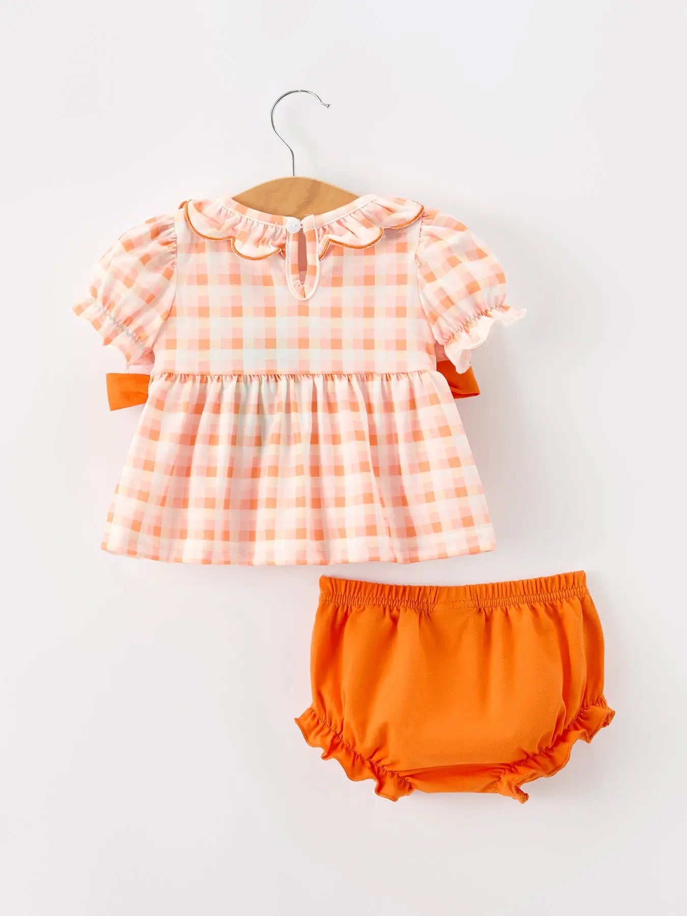 Halloween/Pumpkin Girls Bloomer Set