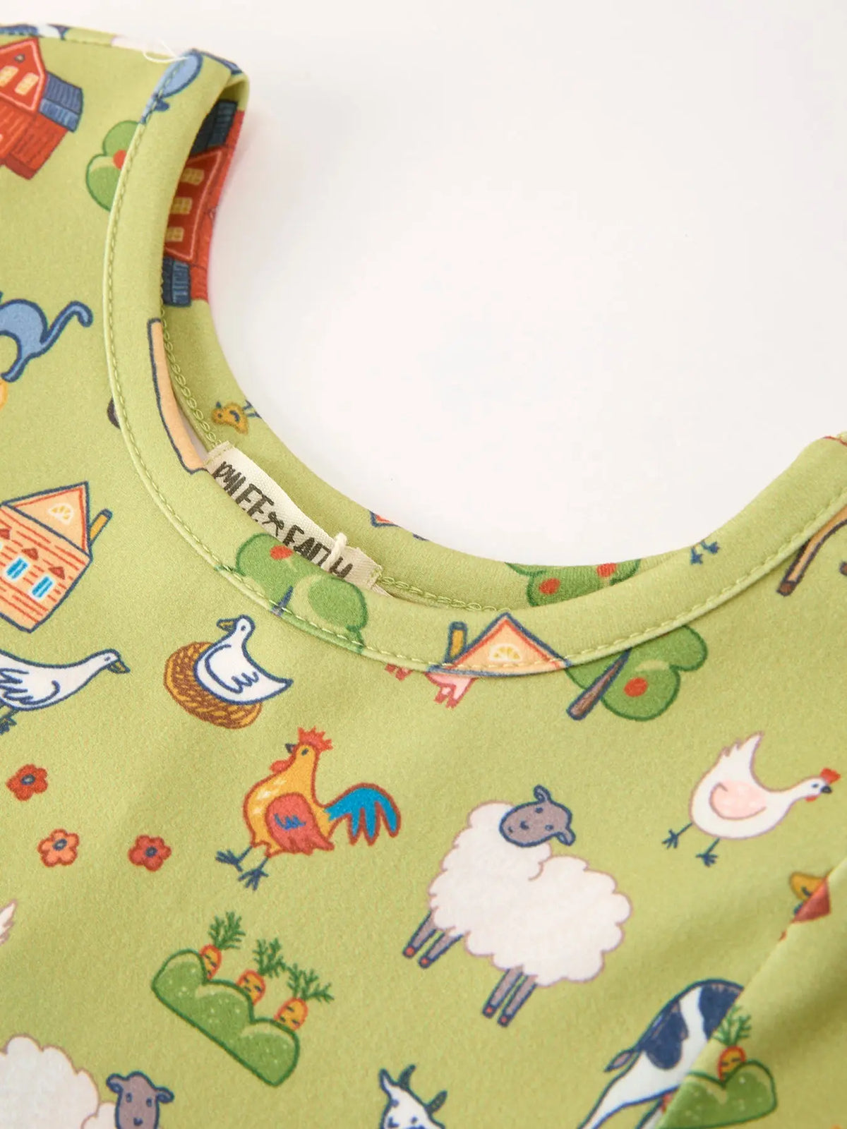 Countryside Farm Animal Pasture Twirl Girls Dress