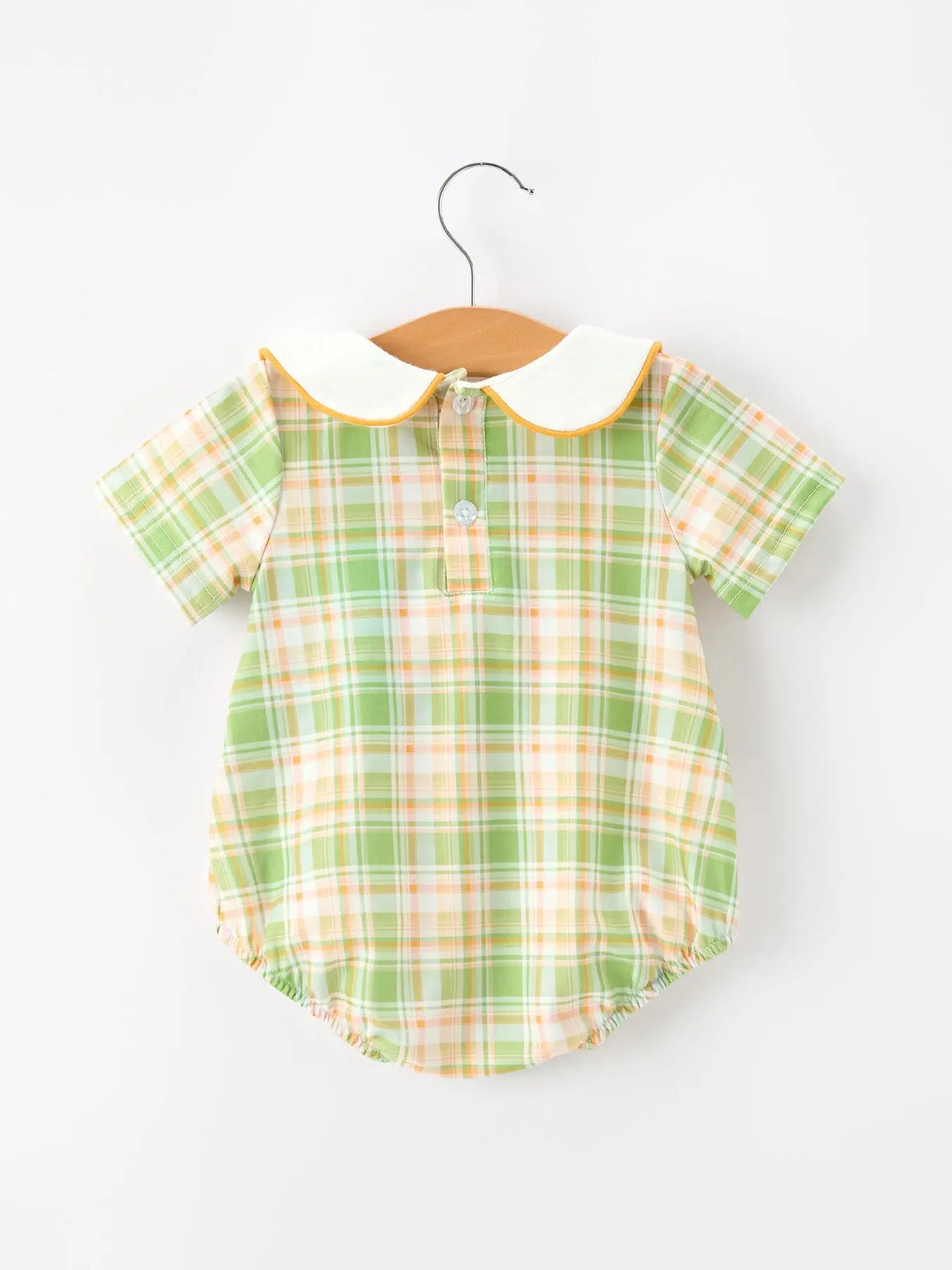 Thanksgiving Turkey Smocked Baby Boy JonJon Rylee Faith Designs