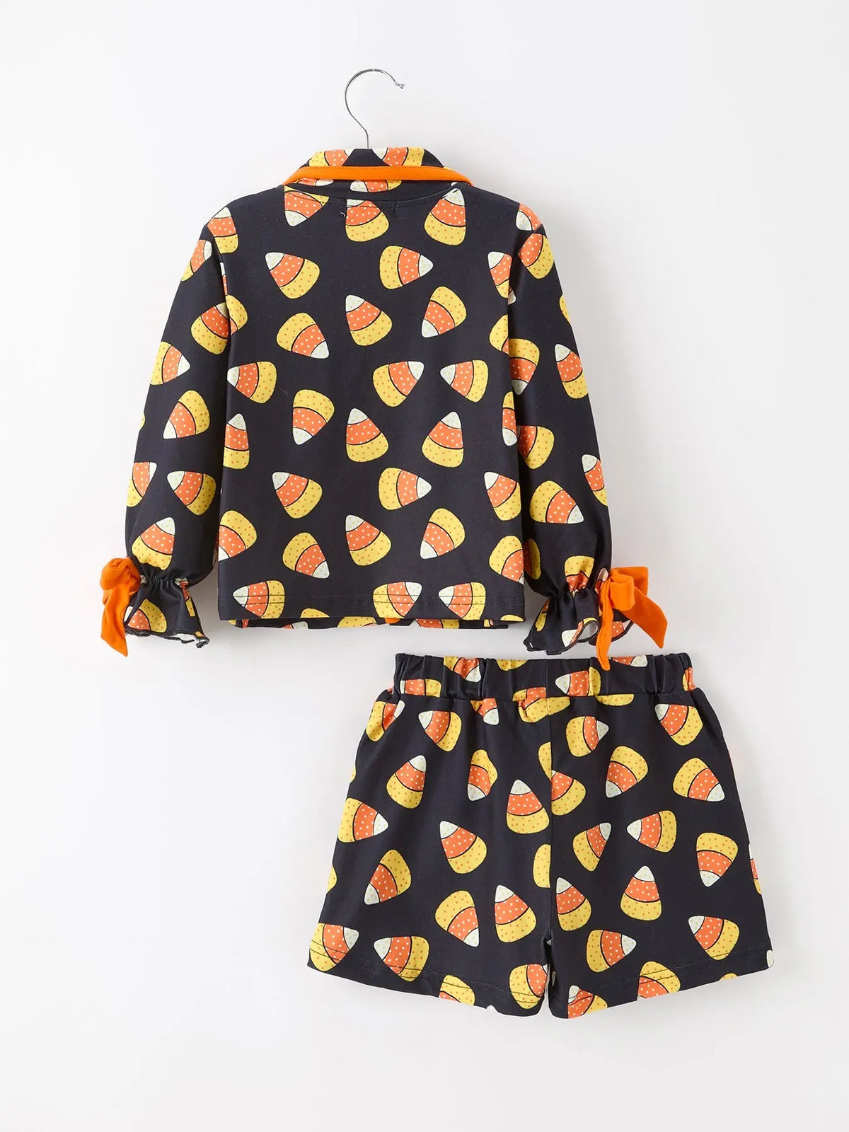 Halloween Candy Corn Mommy and Me Pajama Set Matching Lounge Set