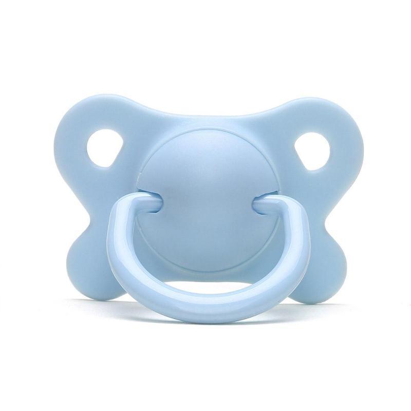 Pacifier Sleeping Baby Pacifier Newborn Silicone Pacifier Super Soft Flat Heada