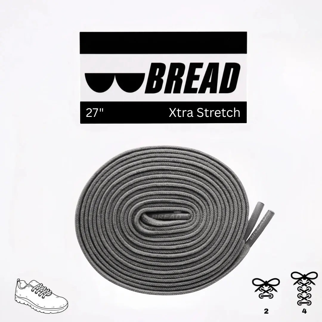 Cordones elásticos para zapatos con forma de pan