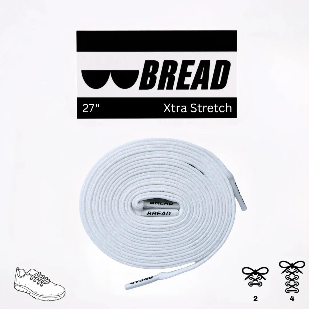 Cordones elásticos para zapatos con forma de pan