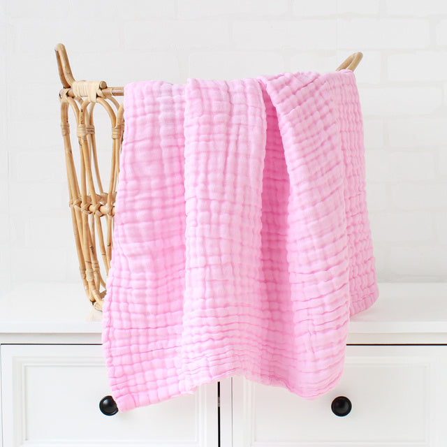 6 Layers Bamboo Cotton Baby Receiving Blanket