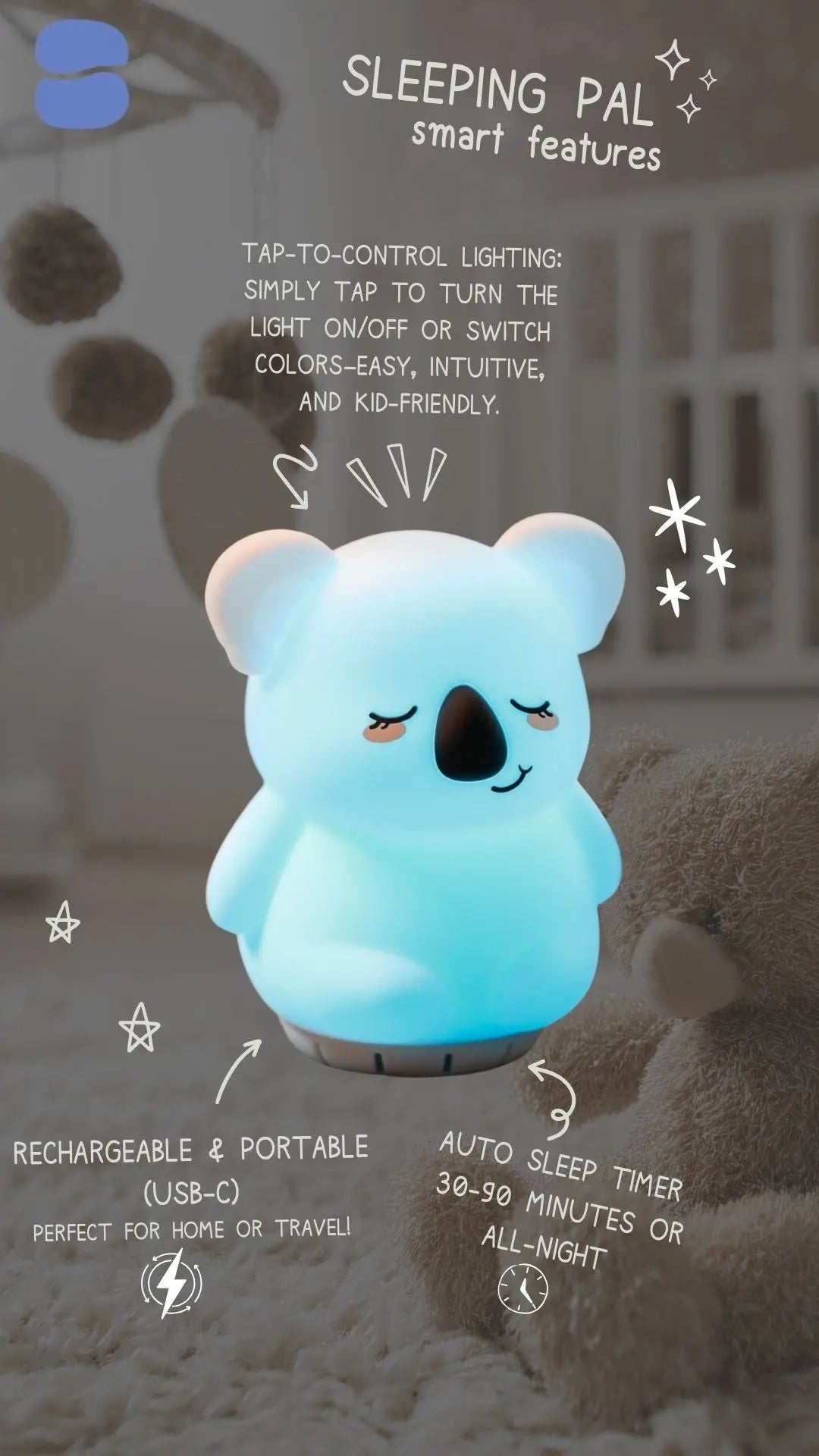 Sleeping Pal Mini Night Light Sound Machine