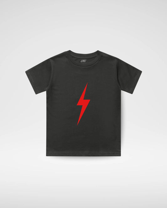 CRIMSON BOLT TEE - BLACK